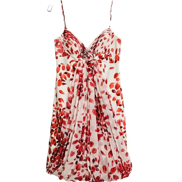 open lace back dress Teri Jon Floral Print Chiffon Beaded Halter MaxiDress 256019 main image 1